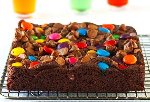 Choc Rainbow Squares | Recipes.com.au